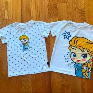 Frozen Elsa Short Sleeve Tees